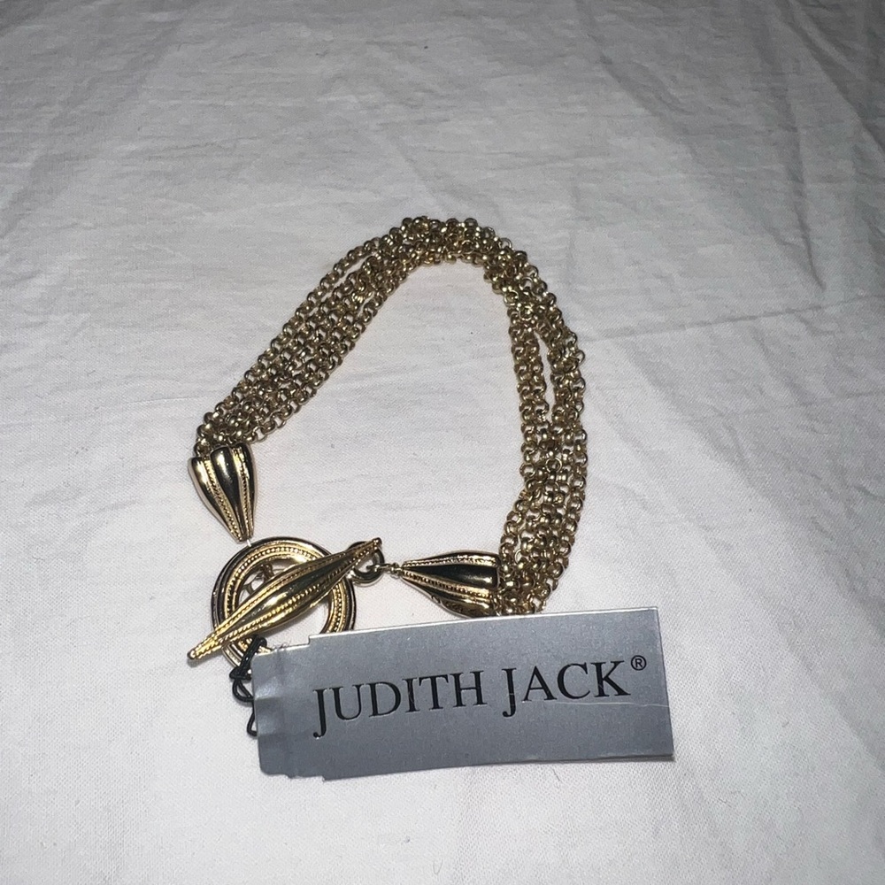 Judith Jack Gold Chain Bracelet